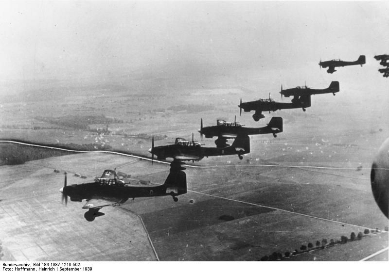 Junker Ju-87 Stuka au dessus de la Pologne, 1939